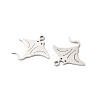 Non-Tarnish 201 Stainless Steel Pendants STAS-I199-D05-P-3
