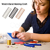 9Pcs 3 Colors Alloy Watch Band Adapter Connectors FIND-DC0004-29-6