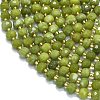 Natural Chinese Jade Beads Strands G-K389-E85-01-3
