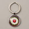 Teacher's Day Time Gem Keychain KEYC-WH0029-51E-P-1