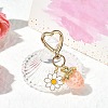 Acrylic Strawberry Pendant Decoration HJEW-SW00120-04-6