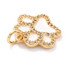 Real 18K Gold Plated Brass Micro Pave Cubic Zirconia Charms ZIRC-L100-085G-09-3