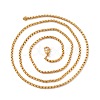304 Stainless Steel Box Chain Necklaces NJEW-F227-09G-04-1