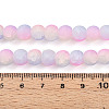 Crackle Glass Beads X1-GLAA-N009-8mm-04-4
