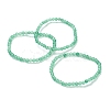 Natural Green Aventurine Beaded Stretch Bracelets BJEW-D446-A-34-7