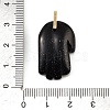 Synthetic Blue Goldstone Carved Pendants GG-CBA5963-01K-NH-3