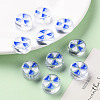Transparent Enamel Acrylic Beads TACR-S155-005A-6