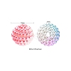 50Pcs 5 Colors Imitation Pearl Acrylic Beads OACR-FS0001-04-3