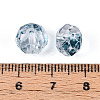 Baking Paint Transparent Glass Beads X1-GLAA-N011-10mm-M-4