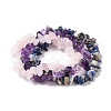 Chips Natural Mixed Stone Stretch Bracelets BJEW-JB05642-2