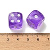 Spray Printed Transparent Acrylic Beads AC-CBA40CF-01D-3