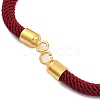 Nylon Cords Bracelet Makings Fit for Connector Charms AJEW-P116-02G-33-2