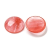 Cherry Quartz Glass Cabochons G-C115-02B-04-2