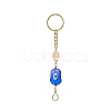 Evil Eye 201 Stainless Steel Hamsa Hand/Hand of Miriam Keychains KEYC-JKC00467-2