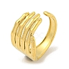 304 Stainless Steel Open Cuff Ring RJEW-C067-17G-1