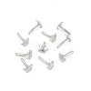 Star Brass Head Pins KK-U051-02P-02-2