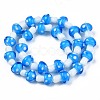 Mushroom Handmade Lampwork Beads Strands LAMP-R116-17A-2
