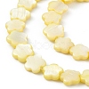 Natural Freshwater Shell Dyed Beads Strands SHEL-K001-001C-3