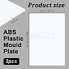 ABS Plastic Mould Plates AJEW-WH0314-399B-02-2