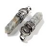 Natural Labradorite Pointed Big Pendants G-Q163-02AS-07-2
