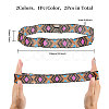 CHGCRAFT 2pcs 2 style Jute Braided & Plastic Hat Belt Sets FIND-CA0008-49-2