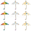 3Pcs 3 Colors Resin Pendants CRES-YW0002-77-1