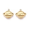 304 Stainless Steel Pendants STAS-N125-07G-1