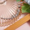 6Pcs 3 Styles Brass Micro Pave Cubic Zirconia Beads ZIRC-SZ0001-17-5