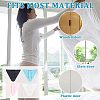 4Pcs 4 Colors Plastic Adhesive Backed Sliding Door Locks KY-GF0001-28-7