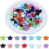84Pcs 14 Colors Silicone Beads SIL-CA0001-26-1