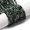 Natural Moss Agate Beads Strands G-A129-4mm-01-2