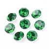 Pointed Back & Back Plated Glass Rhinestone Cabochons RGLA-J012-8mm-291-2