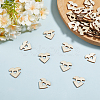 1 Set 1-Hole Wood Buttons BUTT-CY0001-16A-3