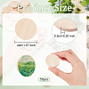 Undyed Wood Cabochons WOOD-WH0026-06A-2