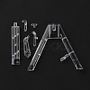 Plastic Action Figure Displays AJEW-WH0695-181-2