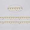 3.28 Feet Handmade Glass Beaded Chains X-CHC-E020-01C-1