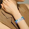 12 Months Polymer Clay & Acrylic Beaded Stretch Bracelet Sets for Women BJEW-SW00144-7