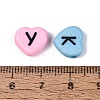 Opaque Acrylic Enamel Beads SACR-Q001-16A-A01-4