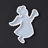Angel with Heart Pendant Silicone Molds DIY-K051-28-1
