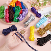 100M 20 Styles Polyester Lace Trims OCOR-MA0001-24-3