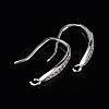 Anti-Tarnish Rhodium Plated 925 Sterling Silver Earring Hooks STER-K168-096P-4