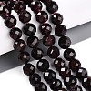 Natural Garnet Beads Strands G-S345-10mm-37-2