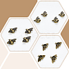 Brass Bees Display Decorations AJEW-WH0752-683-3