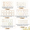 12Sets 6 Styles  Lace Frame Scrapbook Paper Pad DIY-CP0008-90-2