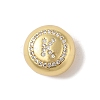 Rack Plating Brass & Cubic Zirconia Pendants KK-Z047-07G-K-RS-1