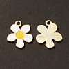 Alloy Enamel Pendants ENAM-C009-01G-05-1