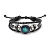 Imitation Leather Triple Layer Multi-strand Bracelets FS-WGC42D3-12-1