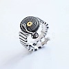 Brass Cuff Open Rings WG43305-01-1
