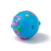 Opaque Painted Glass Beads GLAA-B001-01B-3
