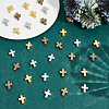 30Pcs 3 Colors Tibetan Style Alloy Beads TIBEB-HY0001-11-4